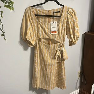 Zara XS cut out dress